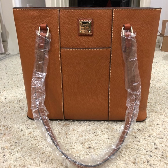 Dooney & Bourke Caramel Leather Lexington Tote - Picture 5 of 7